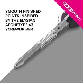 Target Darts Elysian Archetype 43 Swiss Point | 3 Pack Set of Tips | 35MM – Silver | Change Dart Points, Swiss Storm Points, Professional Darts Accessories