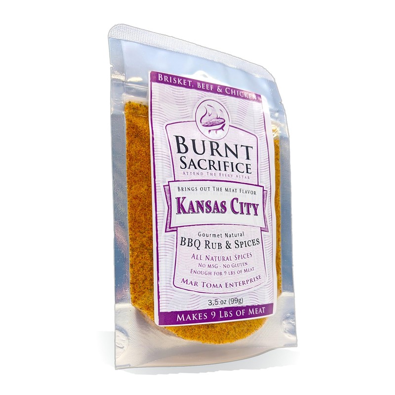 Burnt Sacrifice Big 7 BBQ Rub Spices And Seasonings Set