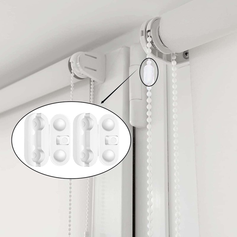 YAZANY 20Pcs Roller Blind Chain Connectors, Blind Cord Connector Replacement