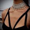 J's Select Women's Sparkling Choker Stone Necklace, Party, Dance, Stage