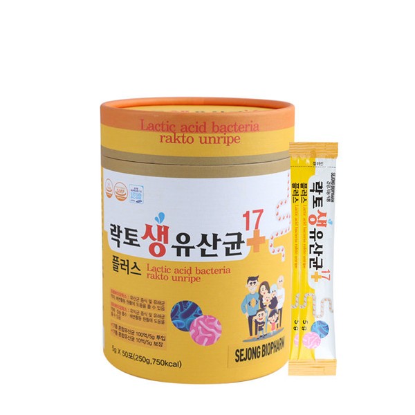 [Sejong Biopharm] Lactobacillus 17 Plus (5g x 50 packets) /