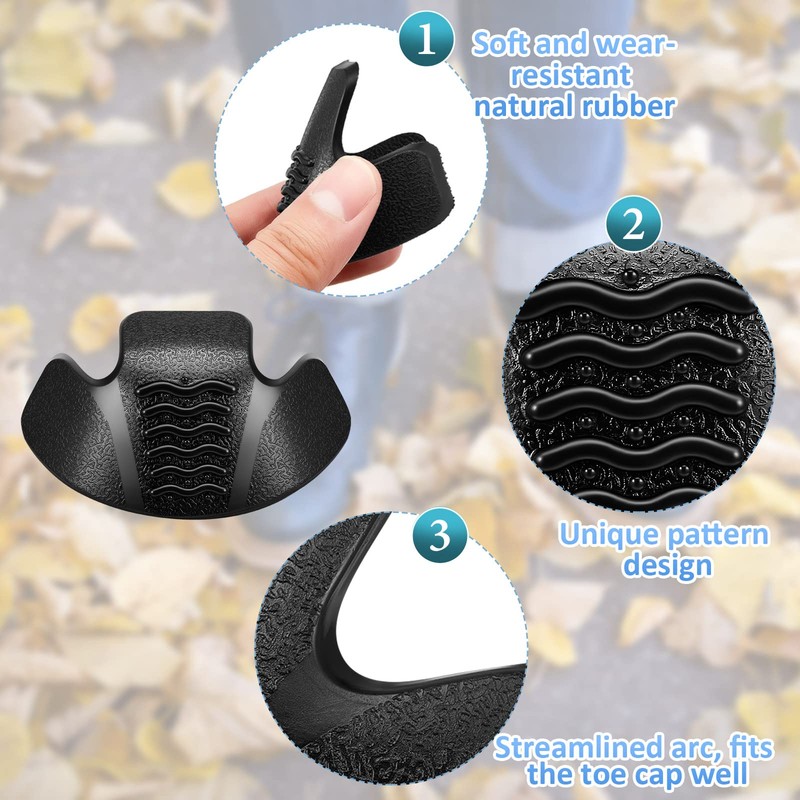 Bencailor Boot Toe Protectors Work Boot Guards Shoe Toe Cap