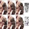 ANIUVOT Extra Large Realistic Tattoo Stickers, Shoulder to Wrist, Men