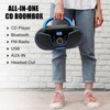 LONPOO Stereo CD Boombox Portable Bluetooth Digital Tuner FM Radio