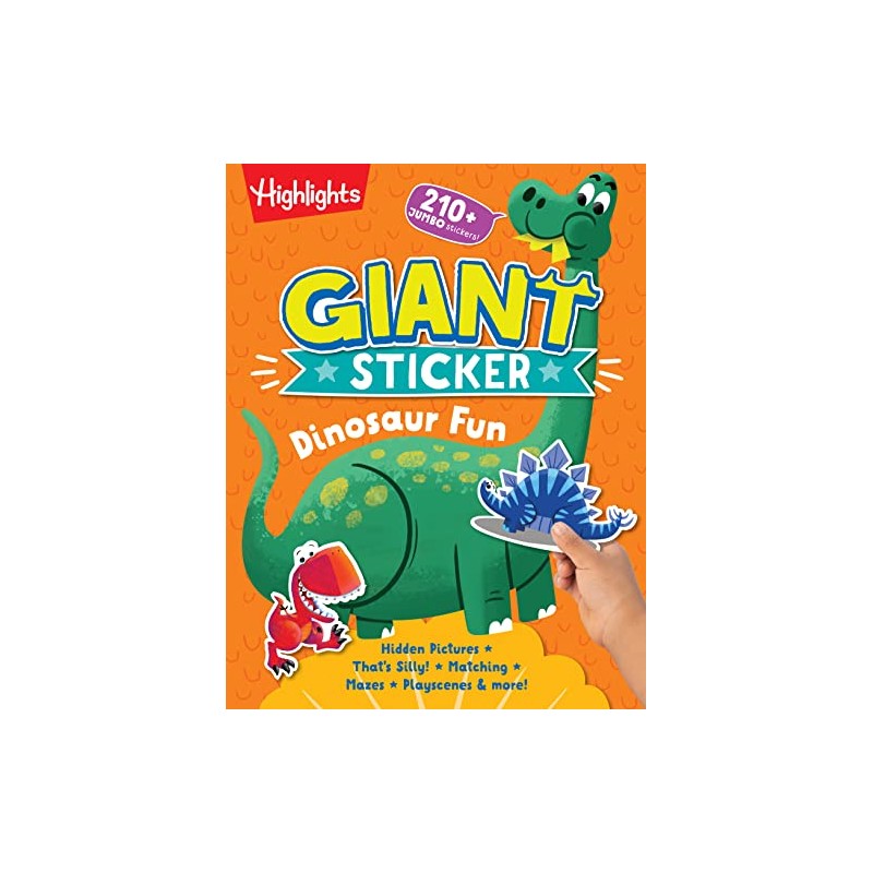 Giant Sticker Dinosaur Fun (Giant Sticker Fun)