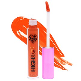 Kimchi Chic High Key Gloss, High-Shine Lip Gloss Helps Illuminate Your Look and Face, Non-Sticky, Bright Tangerine Orange, 01 Tangerine, 3.5ml