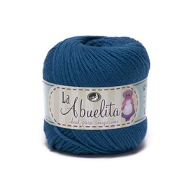 Hilaza Abuelita 100% algodón Bolsa con 5 bolitas de 50 gramos (Pizarra)