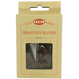 HEM Dragon Incense Resin for Charcoal Burning Tablets | Fresh & Long Lasting Fragrance | 100% Natural Ingredient, Used for Aromatherapy | Gift Set - 30gm