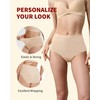 REELINDRY Womens Incontinence Underwear Washable, 2 oz Leakproof Underwear for