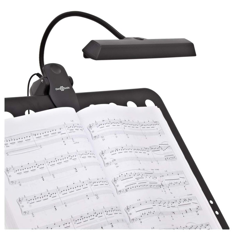gear4music Music Stand Light, 9 LED