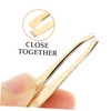FOMIYES 2pcs Eyebrow Tweezers Brow Plucking Tools for Men and