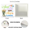 Spring Decor Farmhouse April Showers Bring May Flowers Wood Sign
