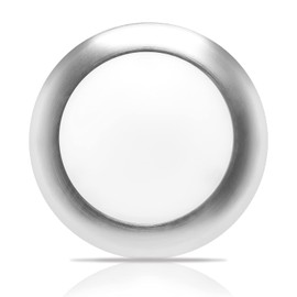 ECOELER 6 Inch LED 5000K Low Profile Recessed & Surface Mount Disk Light, 16.5W LED Flush Mount Ceiling Fixture for Home Improved,1000LM, Day Light, Aluminum Brushed Nickel Finish Baffle Trim