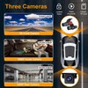 3 Channel Dash Cam 2K+1080P Front, Inside and Rear, Screenless