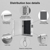 Namunanee Outdoor Electrical Junction Box, ABS Water Resistant Enclosure with