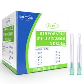 Disposable needles (21G-1.5Inch-50Pack)