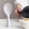 Fuxinghao 2 Pcs Rice Paddle，Non-Stick Rice Spoon, Stand-up Serving Rice