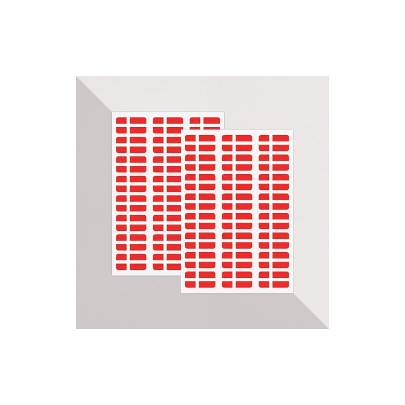 PAPERZIP - Denmark Flags (Dannebrog) – 48 Stickers for Business,