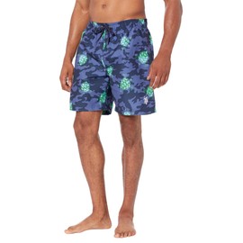 U.S. Polo Assn. Turtle Camo Swim Shorts Classic Navy XL
