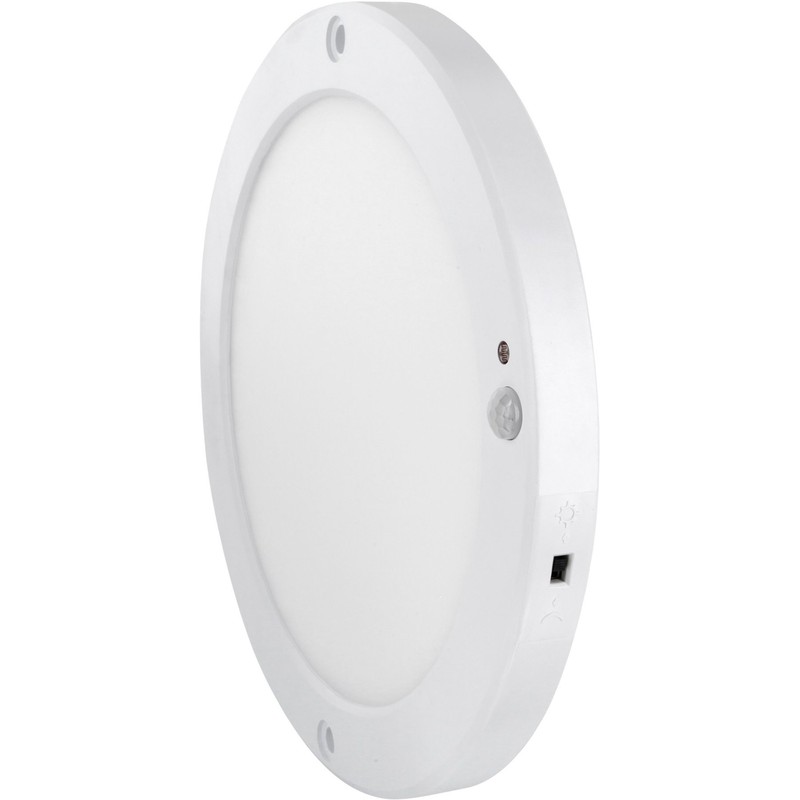 LED Sensor Panel Ceiling Light, 18W, warmwhite 3000K