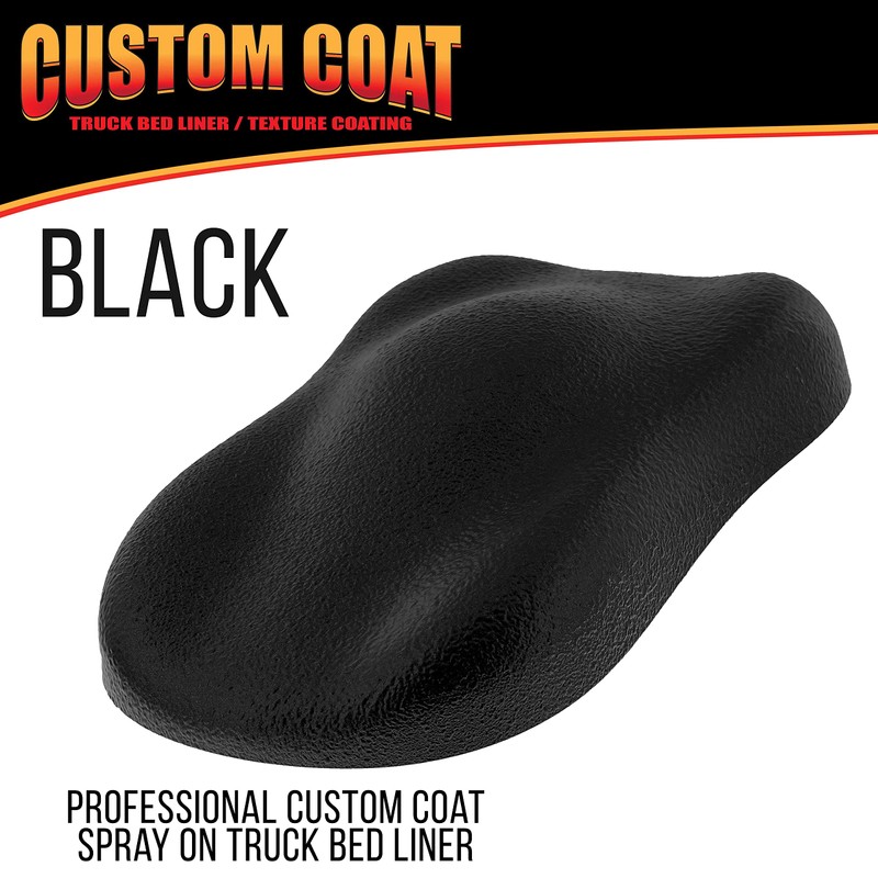 Custom Coat Black 1 Gallon Urethane Spray-On Truck Bed Liner