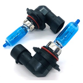 HB3 65 W P20d 9005 UV Crystal Glass with Gas Xenon Look Halogen Lamps Long Life Bulbs Super White Pack of 2 INION