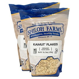 Shiloh Farms - Organic Kamut Flakes, 2 Packs - 16 Ounce each