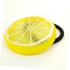 IWOWHERO 10pcs Cute Lemon Slice Hair Ties Elastic Ponytail Holders