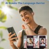 HYGAMOCC AI Real-Time Translation Earbuds,144 Languages 3-in-1 Wireless Bluetooth Earbuds