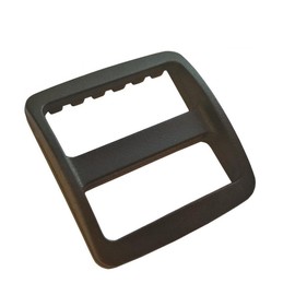 D DrNeeko 20 Pcs 1 Inch Black Plastic Wide Mouth Triglide Slides Buckles Designed for Belt Backpack Camping Bag Belt Suitcase