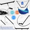 CROSSHIP Hitch Mount Hammock Stand - Includes Parachute Nylon Hammock