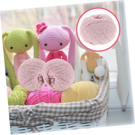 DOITOOL 2 Rolls Fuzzy Chunky Yarn Soft Yarn for DIY Knitting Projects for Blankets and Crochet for Beginners and Craft Enthusiasts