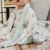 Large Premium Knit Baby 3 Layer Stretchy Quilt Blanket "Boone"