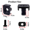 Ficero Metal Pressure Switch Cable Guides for M-LOK System, Flashlight