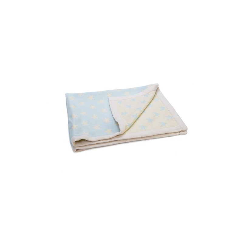 Ragtales Mimmo Star Blanket (Blue/Cream)