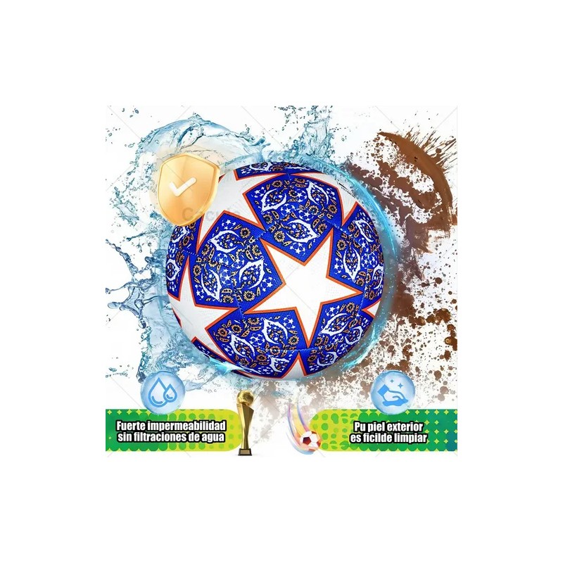 Pu Balón De Fútbol Soccer Para Entrenamiento Número 5