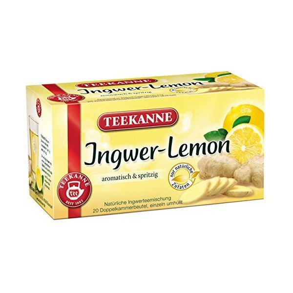 Teekanne Ginger & Lemon Tea by TEEKANNE [DVD]