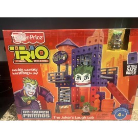 Fisher-Price  Fisher-Price TRIO DC Super Friends The Joker's Laugh Lab 62 PCS New Sealed