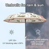 Anopo Mini Folding Umbrella for Rain and Sun Portable Umbrella