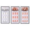 GELAVU Flexible Press On Nail Tips, White Basic, Set of