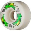 Powell Peralta Nano Rat Dragon Formula 93A Skateboard Wheel, White,