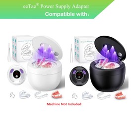 12V Replacement Power Adapter Compatible with MUAYSY GH-UC129 GHUC129 Ultrasonic Retainer Cleaner DC12V Power Supply Charger Cord Cable