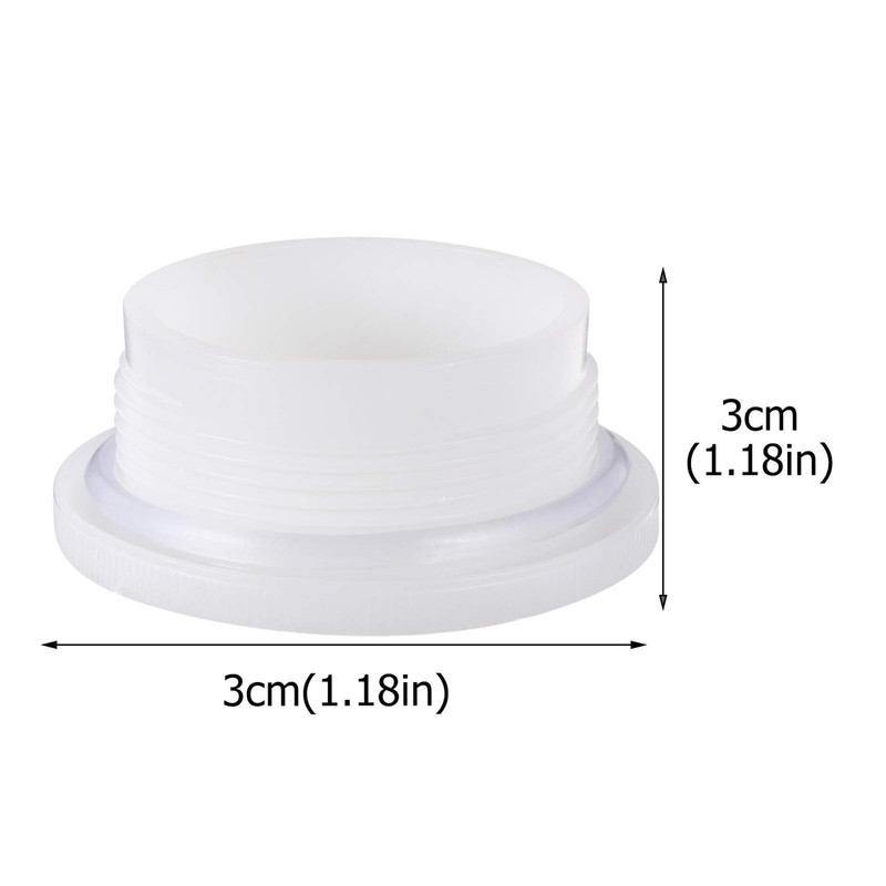 VILLCASE 10 PCS 2 Bung Cap, Fine Thread Plastic Drum