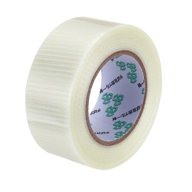 MECCANIXITY Strapping Tape, 2 Inch x 55 Yards Reinforced Packing Tape Filament Tape Heavy Task Packing Transparent 5.9 Mil Grid for Package Transport Electric Equipment Packaging