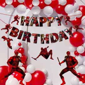 DarDvil Happy birthday banner - Birthday Decorations.