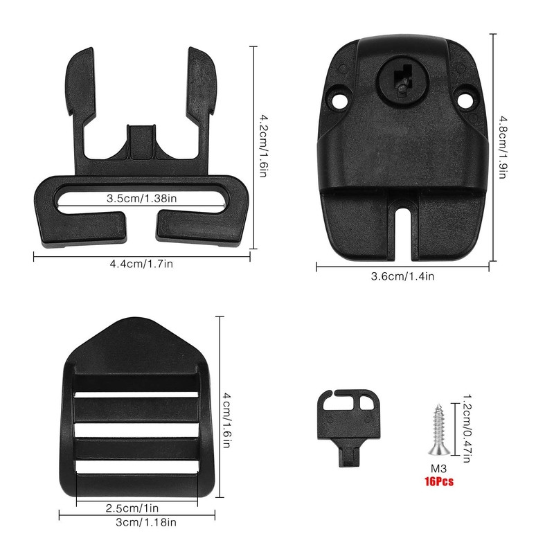 Hysagtek 8 Set Spa Hot Tub Cover Clips Replace Latches