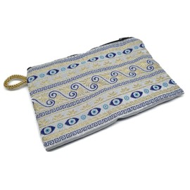 MYSTIC JEWELS - Wallet for cards, keys - eye for happiness - traditional (15 x 10 cm), Model 9, purses
