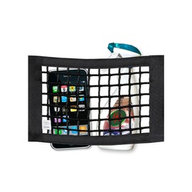 TrunkExpert, Universal Car Boot Mesh Bag with Velcro 16cm x 30cm Organizer Bag Car Mesh Bag with Strong Velcro Strips for Car, Trunk, Luggage Net, 1 Piece