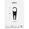 patty Green Fork, Golf Fork, Green Marker Included, Carabiner, Golf