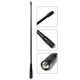 UAYESOK 15.3-Inch GMRS Antenna (462-467 MHZ) SMA-Female Soft Whip Upgrade for BaoFeng UV-5R GMRS UV-9G GM-15 Pro BTECH GMRS-PRO GMRS-V2 Handheld Radios